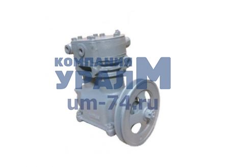 Компрессор Урал, МАЗ, КраЗ со шкивом увеличенной мощности 270 л/мин (ВААЗ) г.Волоколамск 5336-3509012-10 ВААЗ - Фото 1