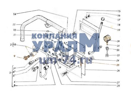 Гидрооборудование СП-49В.11.00.000СБ - Фото 1