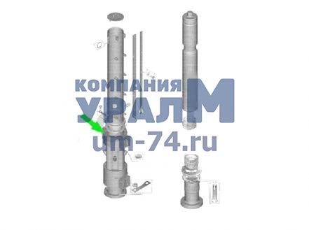 Цилиндр сменный, без фланца СП77-02.00.00-01СБ - Фото 1