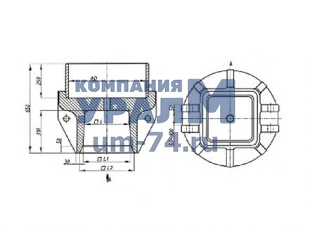 Наголовник (СП77А 400Х400) - Фото 1