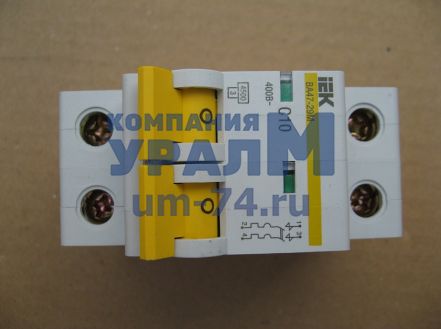 Выключатель автоматический ВА47-29 2 полюс 10-25 - Фото 1