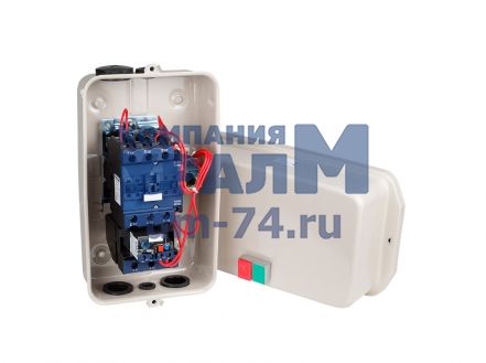 Пускатель магнитный ПМЛ 3220 40А закрытый с реле 2 кнопки - Фото 1