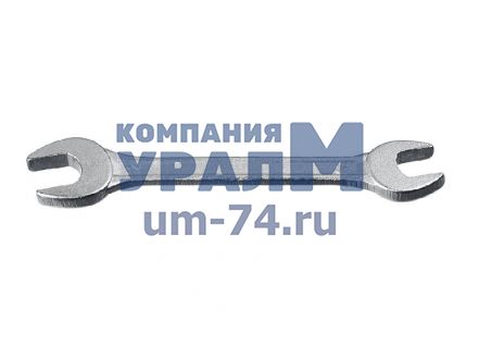 Ключ гаечный двухсторонний 8х10 ТУ Ц15хз. бцв. - Фото 1