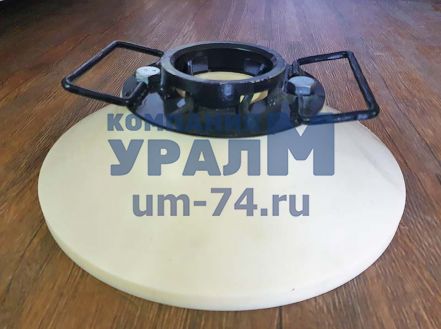 Подпятник КС-55744.31.013 автокрана 25 тонн полиамидный (пластиковый) с ручкой - Фото 2