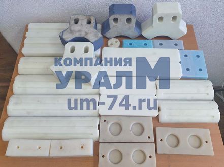 Комплект плит скольжения для автокрана Галичанин КС-55713 (гнутая стрела) - Фото 2