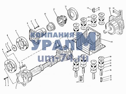 Привод насоса КС-3574.14.000 в сборе - Фото 1