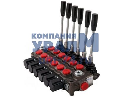 Гидрораспределитель Galtech Q45/6E (Q45/6E-F1SN-6x103A1M1-F3D) (6 секций) - Фото 1