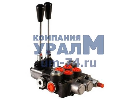 Гидрораспределитель Galtech Q45/2E (Q45/2E-F1SN-2x103A1M1-F3D) (2 секции) - Фото 1