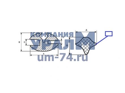 Уплотнитель (вкладыш) НТ-8 - Фото 3