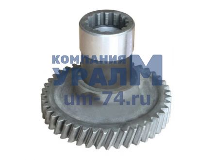 Вал КПП делителя промежуточный в сборе 15-1770210 - Фото 1