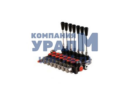 Гидрораспределитель моноблочный 07Р40-1А1А1А1А1A1A1A1 GKZ1 - Фото 1