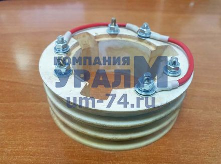 Токосъемник (коллектор) кольцевой ТЭ-050 в сборе со щетками и щеткодержателями г/п 0,5 тн - Фото 1