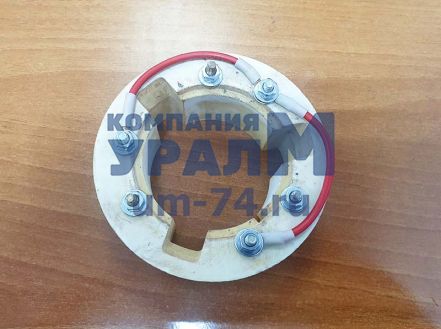 Токосъемник (коллектор) кольцевой ТЭ-050 в сборе со щетками и щеткодержателями г/п 0,5 тн - Фото 3
