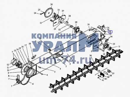 Крышка ЕНИСЕЙ элеватора верхняя КДМ 2-23-7А - Фото 1