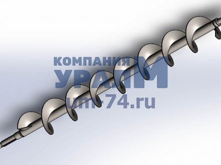 Шнек выгрузной (длинный) КДМ 6-13-5Е-01 - Фото 1