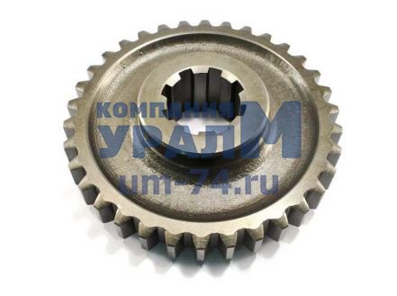 Шестерня КПП 36-1701112-А2 (ЮМЗ-6, Д-65) 1 передачи и заднего хода скользящая z=34 - Фото 1
