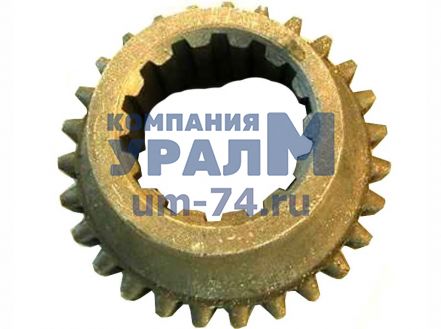 Шестерня КПП 40-1701057 (ЮМЗ-6, Д-65) 2 передачи ведущая z=27/20 - Фото 1