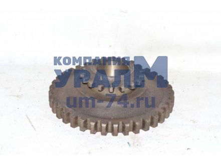 Шестерня редуктора КПП 40-1701052-А (ЮМЗ-6, Д-65) ведомая z=37/18 - Фото 1