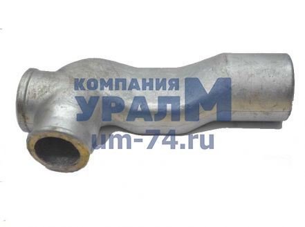 Патрубок радиатора 45-1301177-А (ЮМЗ-6, Д-65) алюминий - Фото 1